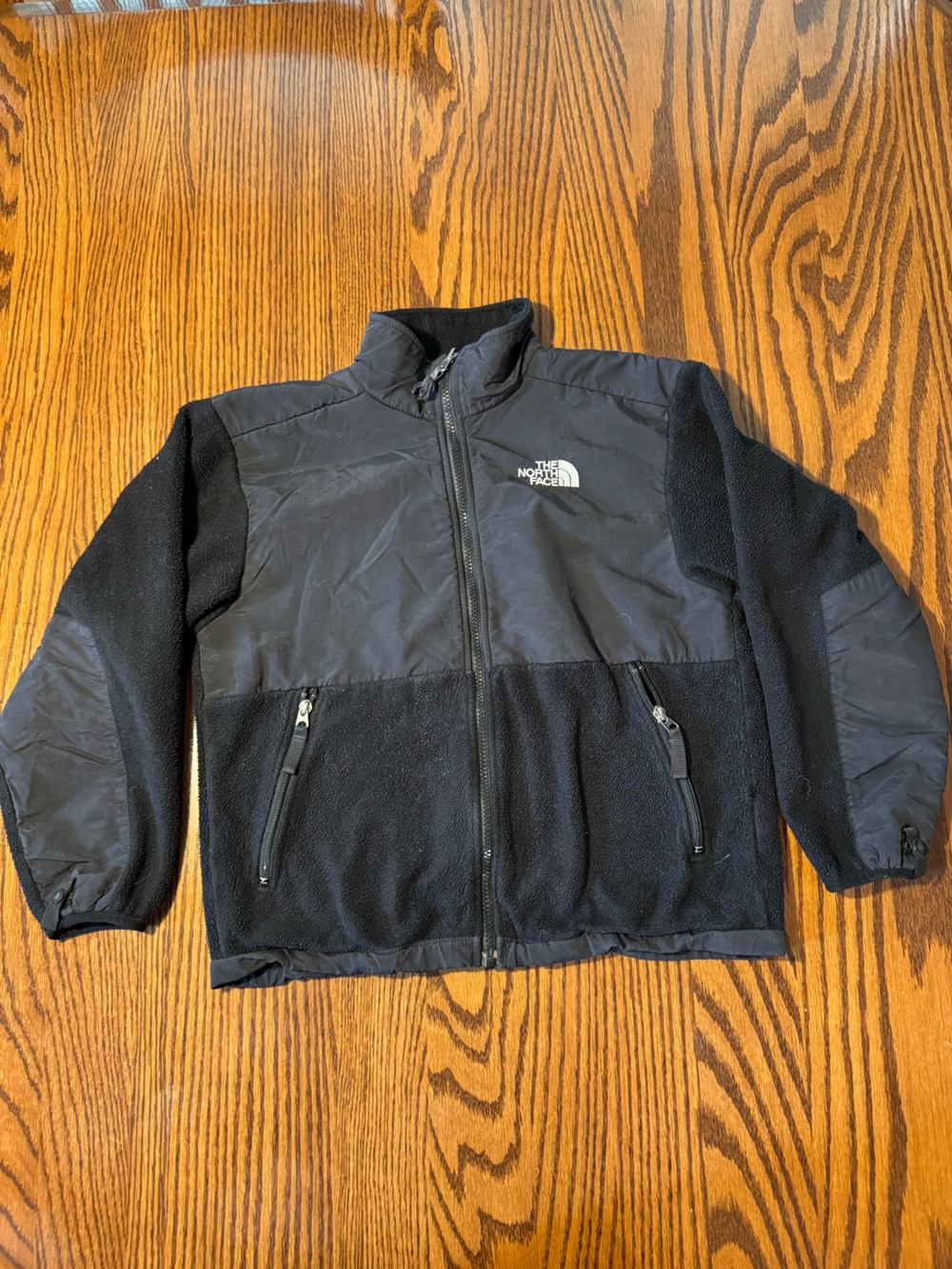 The North Face Youth Black Full-Zip Fleece Jacket